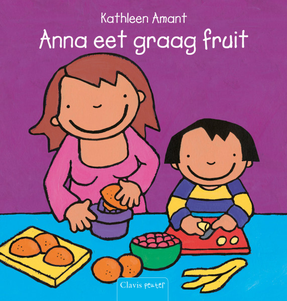 Anna eet graag fruit